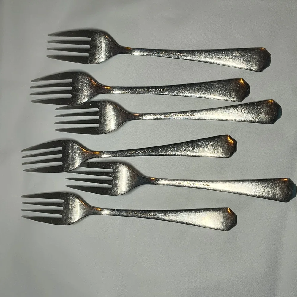 Supreme by Towle Sophisticate 18/8 Stainless Flatware Set 24pc Japan MCM Vintage